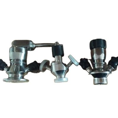 La valvola di campionamento di acciaio inossidabile di prezzo franco fabbrica ha personalizzato Tow Port Sample Valve sanitario SS304&316